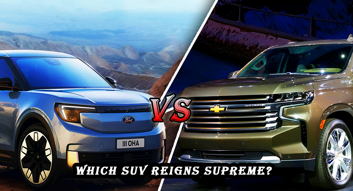 Ford Explorer vs. Chevrolet tahoe