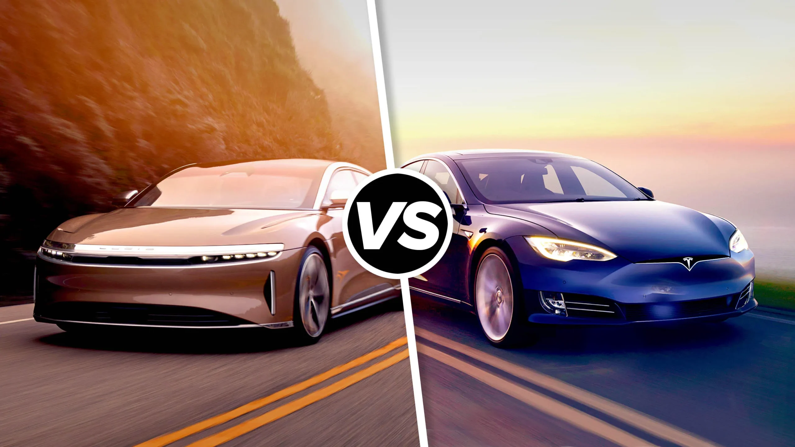 tesla model s vs lucid air