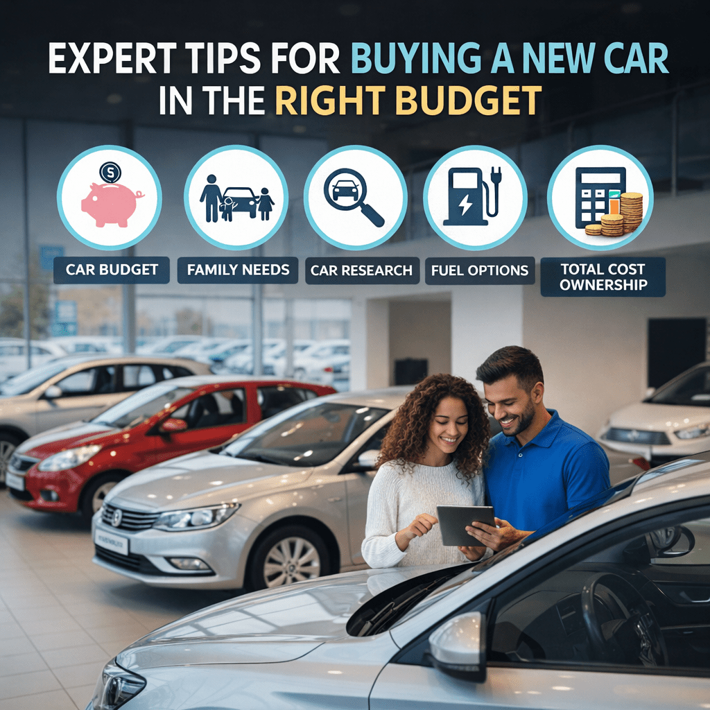 Expert tips for buying a new car in the right budget with smart planning and car comparison guide